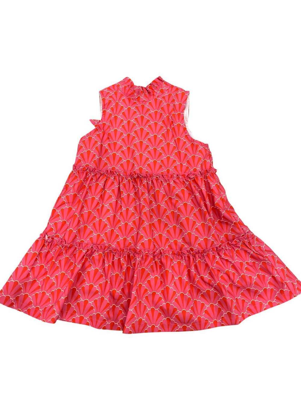 NEW THE OAKS APPAREL girl's addison shell dress in pink